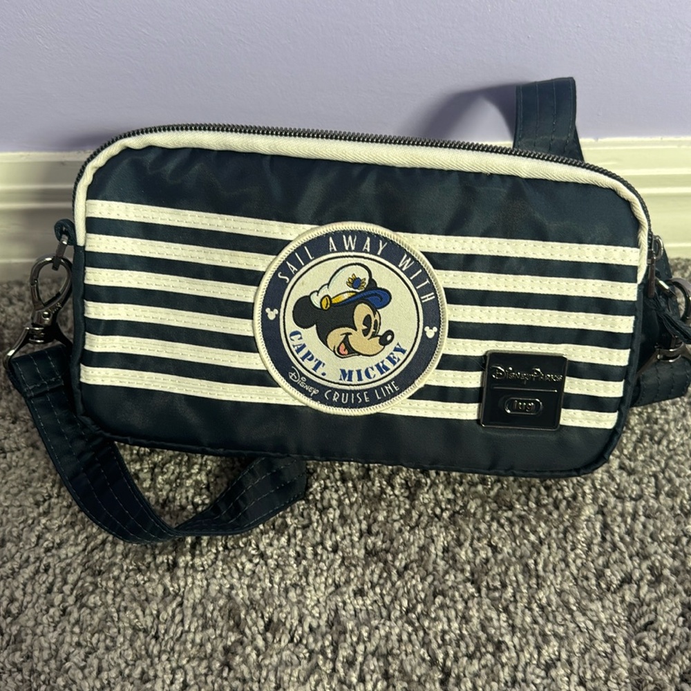 Disney Cruise Line Crossbody - Lug Coupe XL Purse Belt Bag - Mickey Mouse